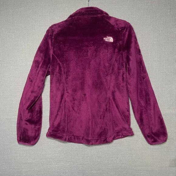 The North Face Osito Jacket Women’s Small Full Zip Fleece Coat Purple Pink Berry - Picture 3 of 16